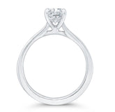 14 Karat White Gold Emerald Cut Diamond Engagement Ring- Special Order Only
